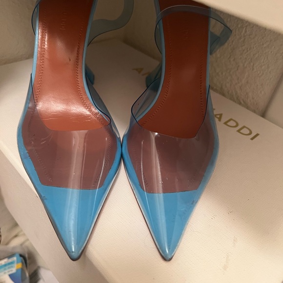 Amina muaddi glass shoes - Picture 5 of 8